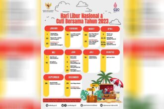 Daftar Hari Libur Nasional dan Cuti Bersama pada Tahun 2023